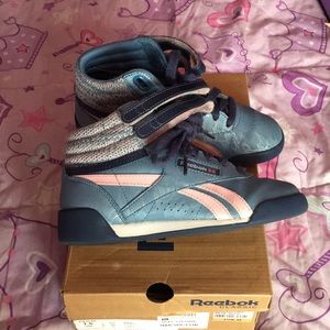 Girls Hi-top Reebok Floral print classics *SALE*